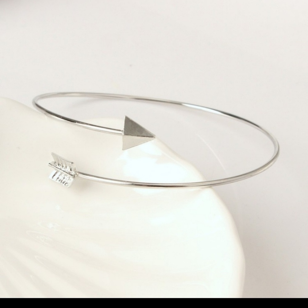 Bangle bracelet silver - Picture 2 of 3
